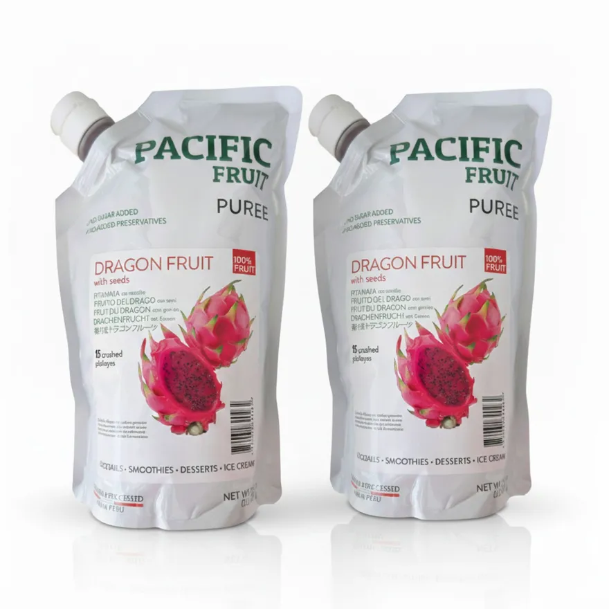 Pacific Fruit Püree Drachenfrucht 2x 1kg naturbelassen & aus echten Drachenfrüchten