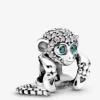 Pandora Affe Pavé-Charm 925 Sterling-Silber