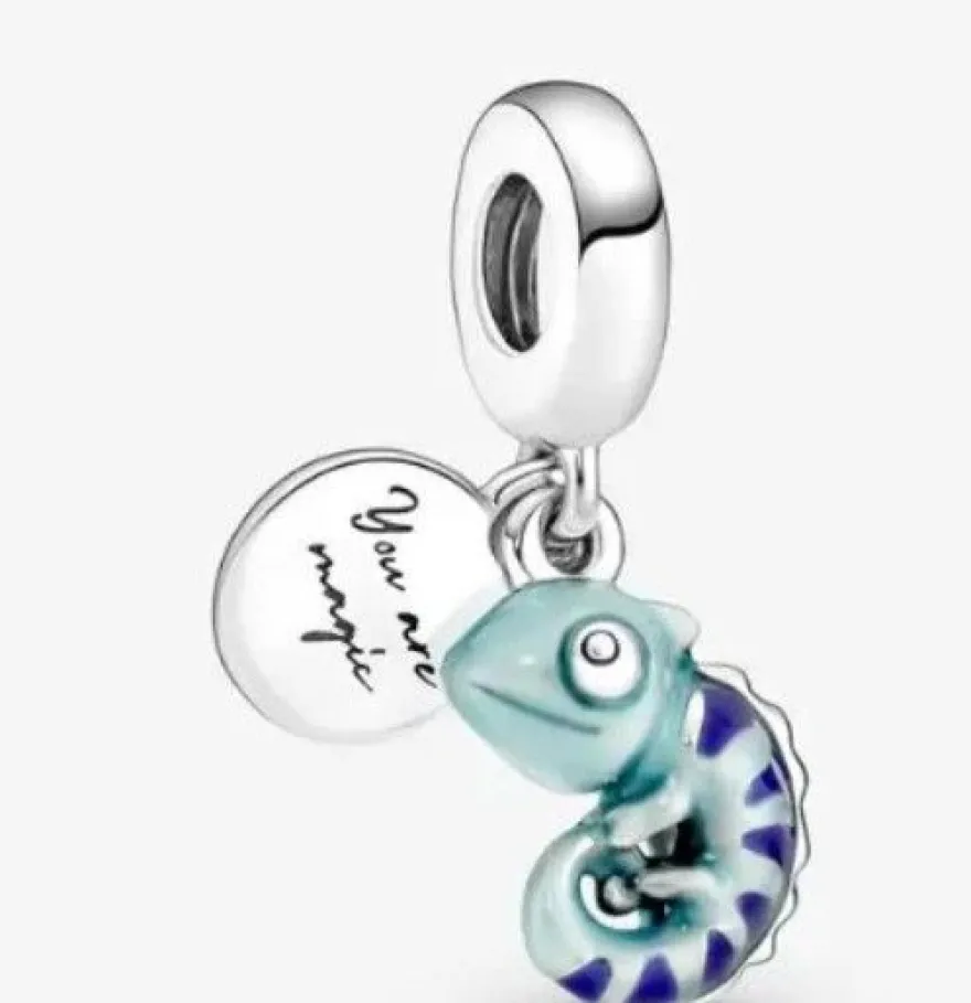 Pandora Farbwechselndes Chamäleon Charm-Anhänger 925 Sterling-Silber voll gestempelt