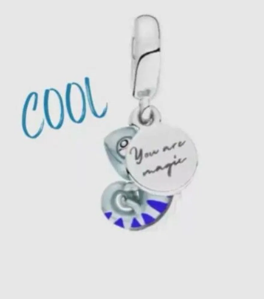 Pandora Farbwechselndes Chamäleon Charm-Anhänger 925 Sterling-Silber voll gestempelt