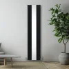 Paneelheizkörper & Spiegel Heizgerät Modern Vertikal Schwarz 1800 x 425mm