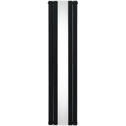 Paneelheizkörper & Spiegel Heizgerät Modern Vertikal Schwarz 1800 x 425mm
