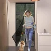 Panngu Fliegengitter Balkontür Magnet 170x250cm - Verstärkter Fliegenvorhang