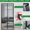 Panngu Fliegengitter Balkontür Magnet 175x240cm - Insektenschutz ohne Bohren
