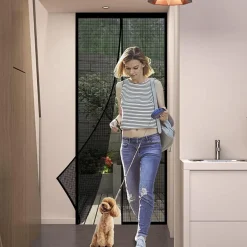 Panngu Fliegengitter Balkontür Magnet 155x240cm Weiß - Verstärkter