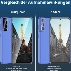 Panzerfolie für Samsung Galaxy S21 FE 5G Schutzglas [9H Härte] [kratzfest] HD