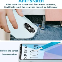 Panzerglas Sony Xperia 10 VI Screen Kameraschutz 0.33mm Ultra-klar