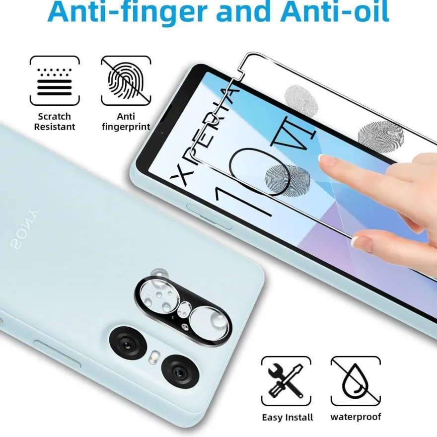 Panzerglas Sony Xperia 10 VI Screen Kameraschutz 0.33mm Ultra-klar