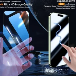 Panzer Schutz Glas + Kameraschutz für iPhone 15 Plus 6,7 Zoll