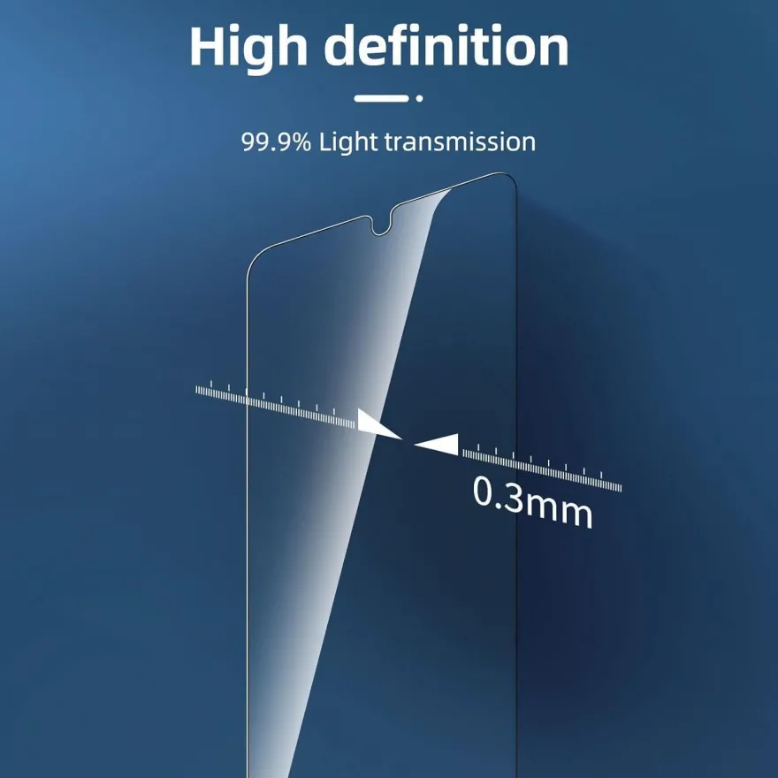 Panzer Schutz Glas Samsung Galaxy A70 2 Stück 9H Härte 0.33mm Ultra-klar