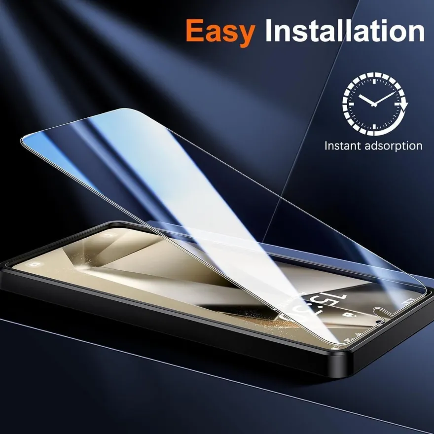 Panzer Schutzglas Samsung Galaxy S24 Plus 2 Stück 9H Prime Kameraschutz