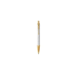 PARKER Kugelschreiber IM Premium Pearl G.C. M Blau Geschenkbox