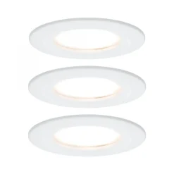 Paulmann No. 93460 Einbauleuchte LED Coin Nova 3-erSet rund 6 W Weiß matt starr