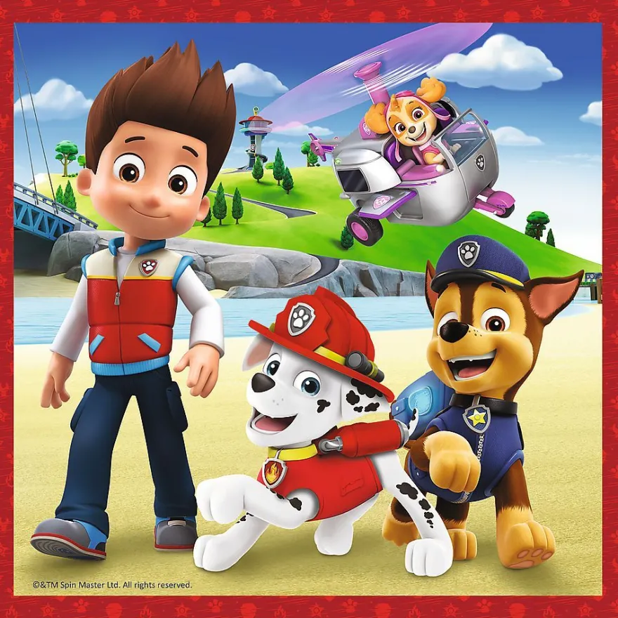 Paw Patrol - 3 in 1 Puzzle