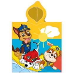 Paw Patrol Kinder Kapuzen Bade-Poncho Sun Surf Fun 55x110 cm