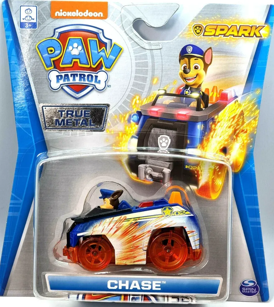 Paw Patrol True Metal Fahrzeuge Autos Spark Cars Figur Chase
