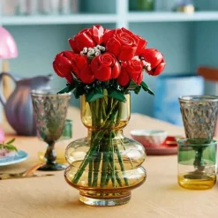 822Pcs Blumen Bausteine Set Blumenstraub Bauspielzeug Valentinstag Geschenk DE