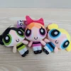 3PCS Das Powerpuff Girls Plüsch puppen Rucksack Anhänger Set Plüschtiere Spielzeug