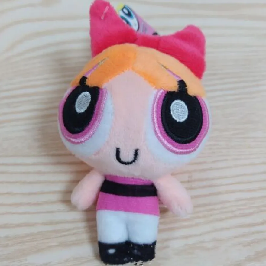 3PCS Das Powerpuff Girls Plüsch puppen Rucksack Anhänger Set Plüschtiere Spielzeug