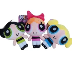 3PCS Das Powerpuff Girls Plüsch puppen Rucksack Anhänger Set Plüschtiere Spielzeug