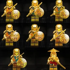 8PCS Ninja Minifiguren Set Bausteine Figuren kompatibel Sensei Wu Lloyd DIY Spielzeug