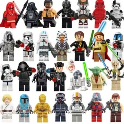 29Pcs/Set Star Wars Serie Baustein Minifigur Luke Darth Vader Jedi Spielzeug