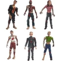 6PCS Soldaten Modell Spielzeug Set Action Figuren Gemeinsam Bewegliche Soldaten