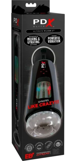 PDX Elite Ultimate Milker 2 - Masturbator mit intensiver Vibration und Melk-Funktion