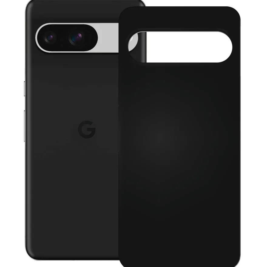 PEDEA Soft TPU Case für Google Pixel 9 + 9 Pro, schwarz