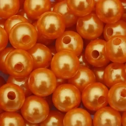 Perlen / Ø 8 mm / 250 St. - Bastelbedarf Deko Wachsperlen