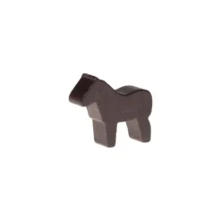 Pferd - 28x25x8mm - dunkelbraun
