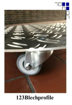 Pflanzenroller AluGrip-R200 bis200kg Blumenroller Untersetzer Indoor Outdoor Alu