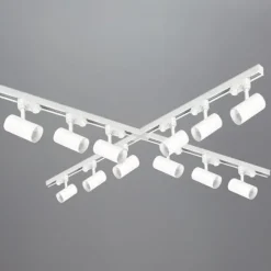 3-Phasen-Schienenset Nextrack - Schienensystem Komplett-Set mit 12x GU10 Lampe Weiß