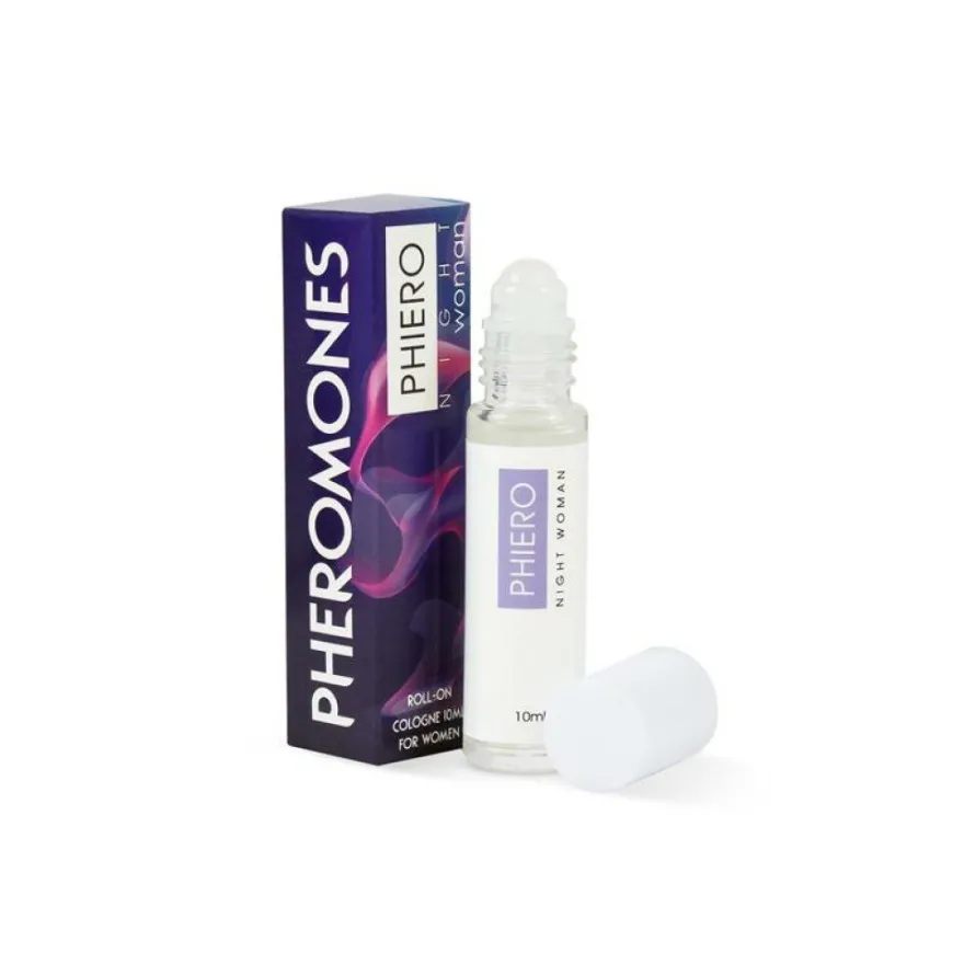 PHIERO NIGHT WOMAN. Perfume WITH Pheromones IN ROLL-ON FORMAT FOR WOMEN