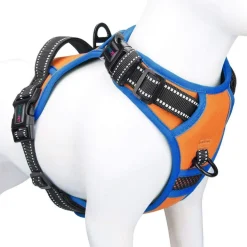 Phoepet 2019 Anti-Zieh-Hundegeschirr, verstellbar, reflektierend, mit Griff, 2