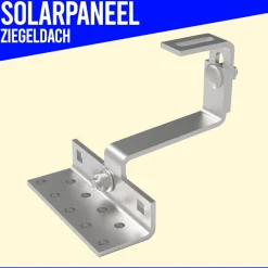 Photovoltaik Solarpanel Halterung 2X Montage Set Ziegeldach Befestigung PV 35mm