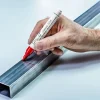 Pica Lackmarker 2-4mm mit Rundspitze Weiß
