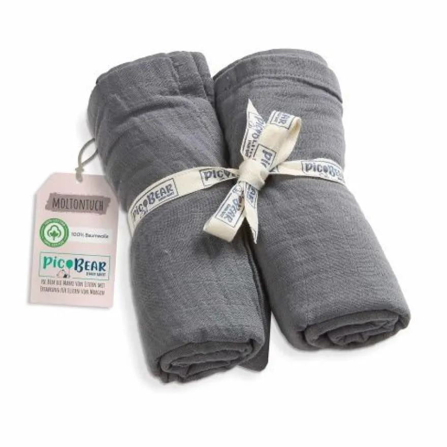 pic Bear Musselin Moltontücher 2er Pack