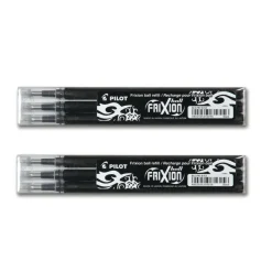 Pilot Frixion Ball Ersatzminen 0.7 schwarz - 6er-Set