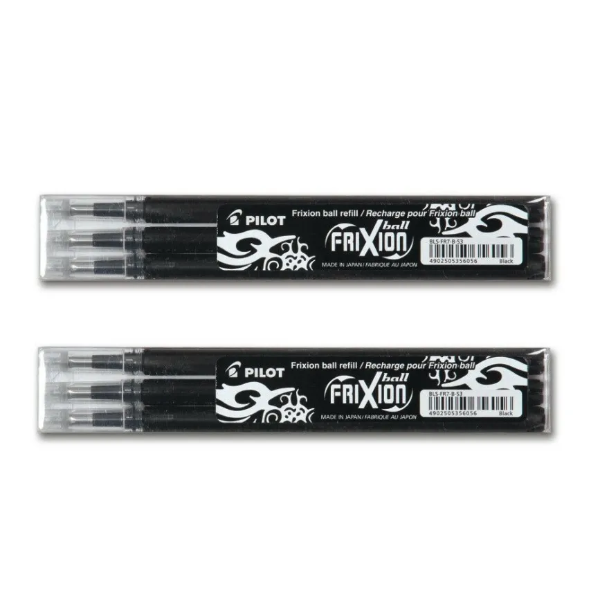 Pilot Frixion Ball Ersatzminen 0.7 schwarz - 6er-Set
