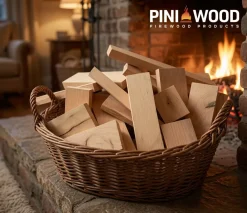 PINI Brennholz 100% Buche Kammergetrocknet Holzabschnitte 480 kg Palette