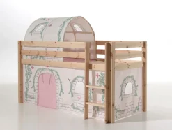 Pino Spielbett Kiefer Textilset Baumwolle