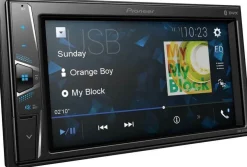 Pioneer Autoradio Bluetooth Touchscreen für Mitsubishi Spacestar in piano black