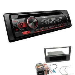 Pioneer Autoradio CD Bluetooth Spotify USB für Opel Zafira B charcoal-metallic