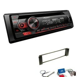 Pioneer 1-DIN Autoradio CD Bluetooth Spotify USB für Audi A3 Facelift schwarz