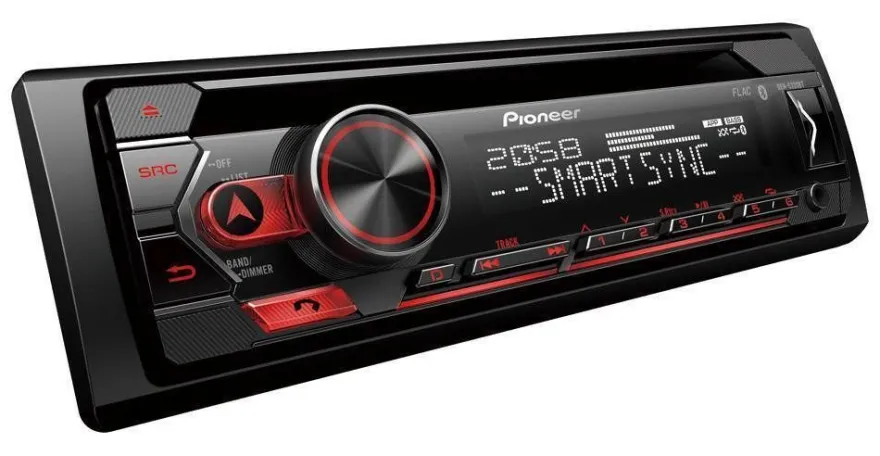Pioneer 1-DIN Autoradio CD Bluetooth Spotify USB für Opel Zafira B matt chrom