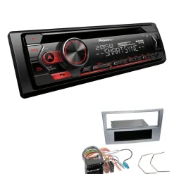 Pioneer 1-DIN Autoradio CD Bluetooth Spotify USB für Opel Zafira B matt chrom