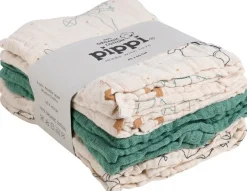 Pippi Babywear Kinder Windeln Organic cloth Muslin (6-pack)