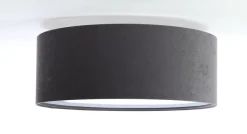 Plafond Plafond Lampenschirmhöhe 16 18 Weiße Abdeckung 50 Dunkelgrau2