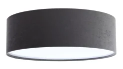 Plafond Plafond Lampenschirmhöhe 16 18 Weiße Abdeckung 50 Dunkelgrau2